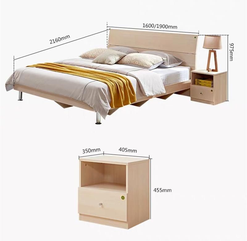 Hotel Bedroom Furniture Sets Storage Luxury King Size Cheap Day Modern Bed Frame Wood Beds