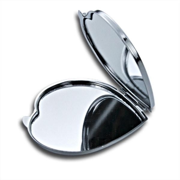 Apple Shape Single Sider Stainless Steel Pocket Mirror