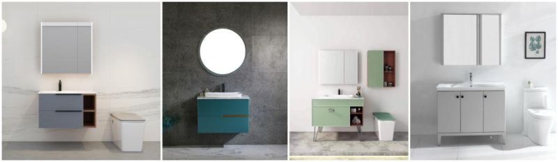 Wash Basin Bathroom Cabinet Vanity for Apartment (2055)