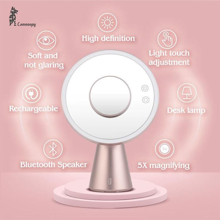 Portable Vanity Bluetooth Makeup Smart Touch Screen Mirror