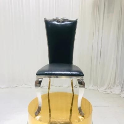 High-End Living Room Chair Stainless Steel Chair for Wedding Home Furniture