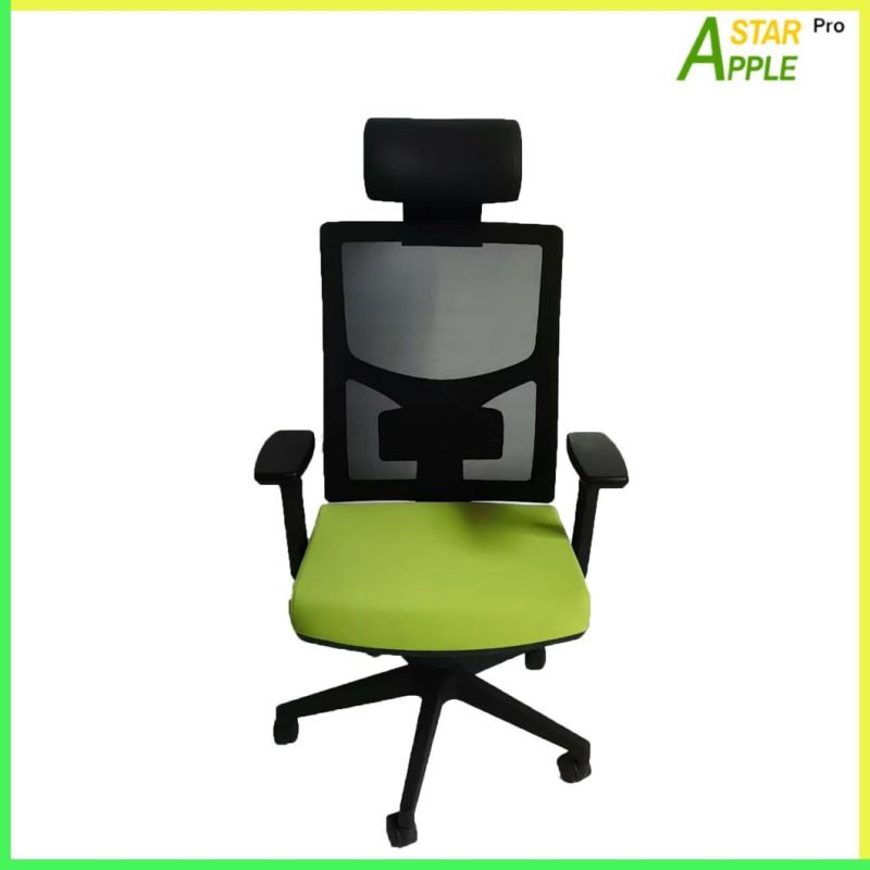 Swivel Executive Office Seat as-C2076 Plastic Chair with Leather Headrest