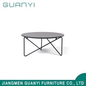2020 New Arrival Modern Furniture Round Black Coffee Table