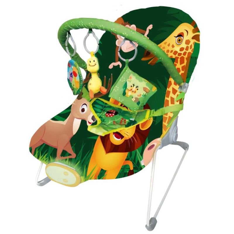 Infant-to-Toddler Rocker, Baby Bouncer - Colorful Jungle, Baby Rocking Chair with Toys for Soothing From Infant to Toddler, Suitable From Birth to 12 Months Bab