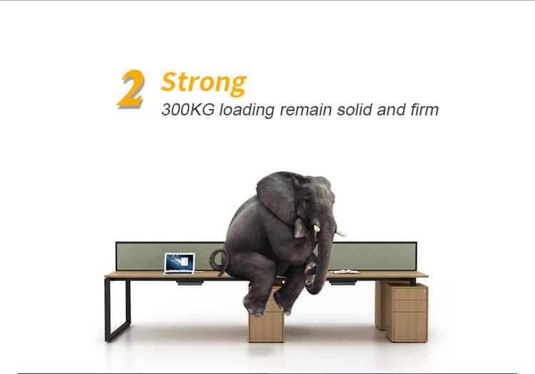 Foshan Factory Sale High Quality Standard Sizes Wholesale Modern 6 Person Office Workstation Furniture Desk