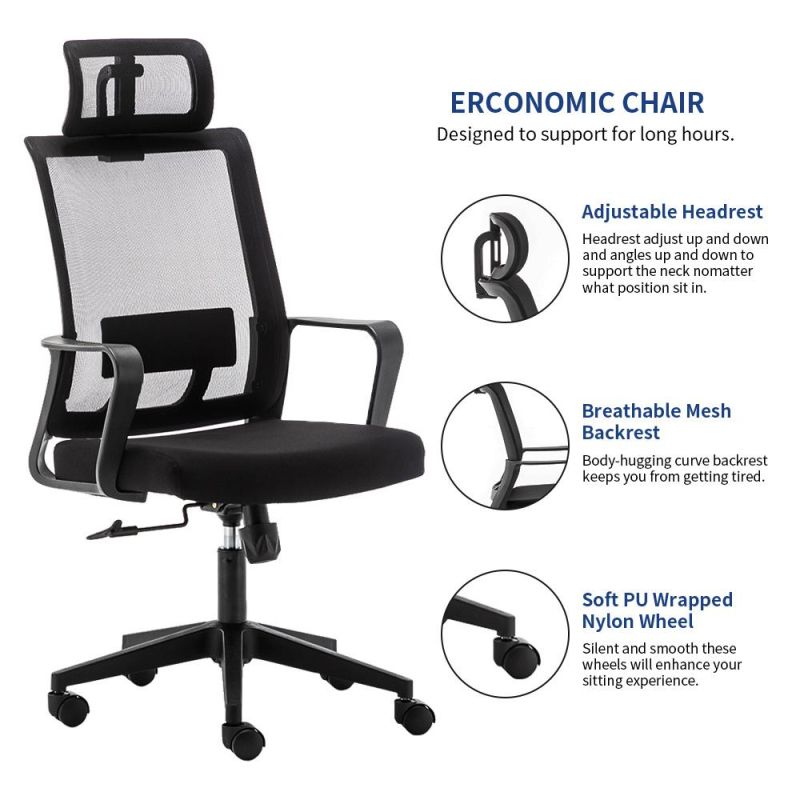 Cheap Price Modern Style Computer Chair with Sliding Seat Office Chair Swivel