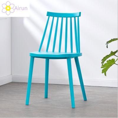 Classic Style Dining Room Cheap Modern Dining Plastic Windsor Chair Without Arm