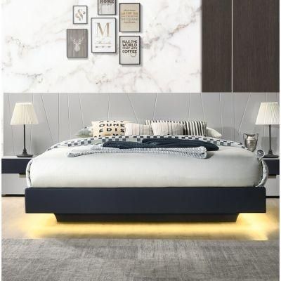 Nova Chinese Modern Hotel Home Long Headboard Sleep Bed