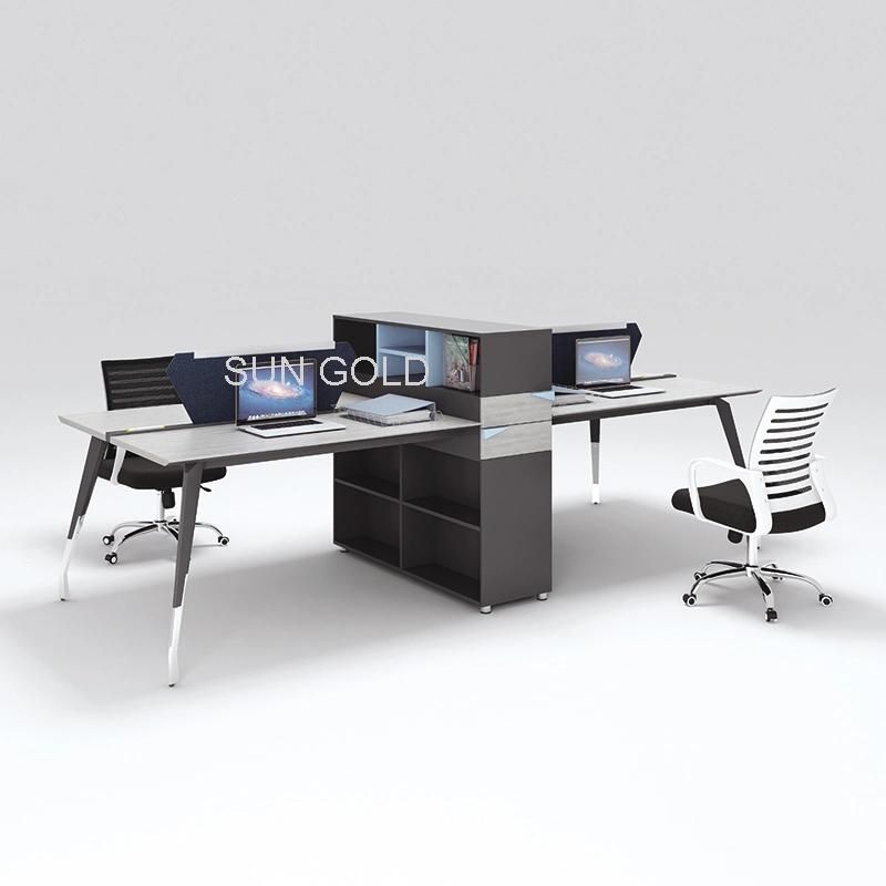 Sz-Wsr73 Modern Office Furniture 4 Seater Office Workstation Cubicle Desk