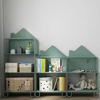 Steel Metal Display Storage Mobile Child Rack Book Case Shelf