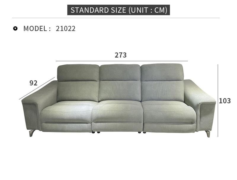 Professional Factory Luxury Living Room Set Furniture Fabric Function Sofa