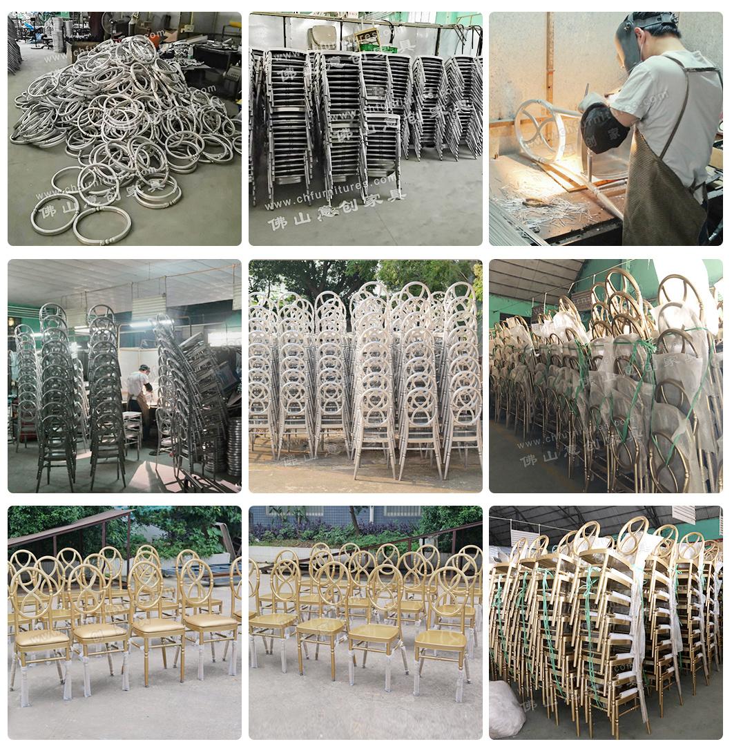 Yc-190-01 Foshan Wholesale Cheap Used Metal Gold Chiavari Chairs for Wedding and Event