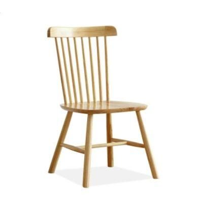 Modern Solid High Back Simple Antique Design Windsor Dining Chair for Cafe Restaurant