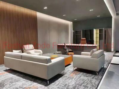 Zode Office Lounge Sofa Waiting Room Sofa Leather Boss Couch Modern Leather Commercial Furniture
