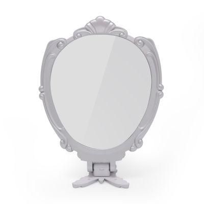 Hot Selling Delicate Pattern Framed Handheld Makeup Gift Mirror