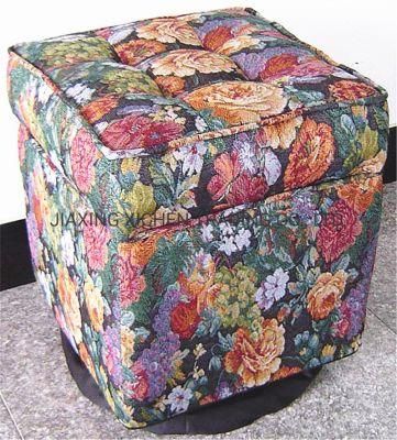 Idyllic Fabric 360 Rotation Square Box Dressing Stool