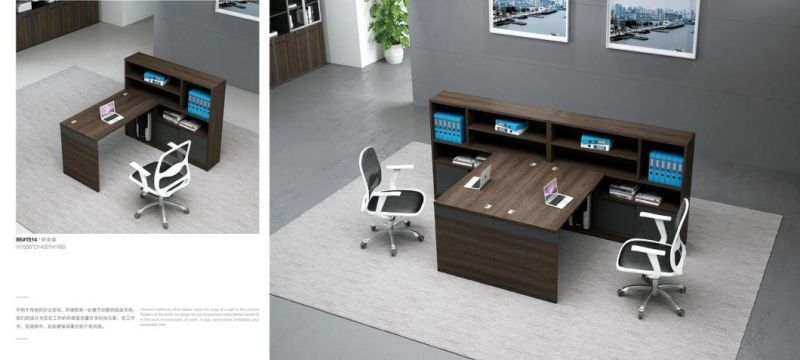 2021 Luxury Modern Style Office Melamine L-Shape Executive Table for Boss