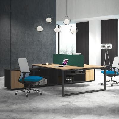 Factory Price Workstation Table Officer Two Person Desk Wholesale Office Furniture