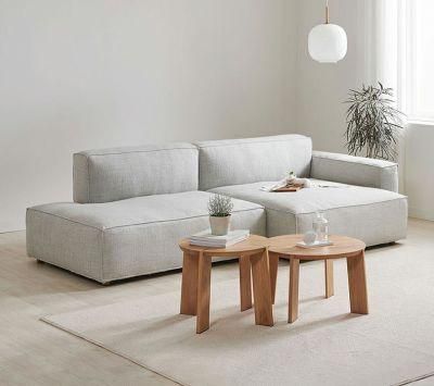 Nordic Fabric Sofa Combination Living Room Large Apartment Expression Furniture Modern Minimalist Corner Sofa