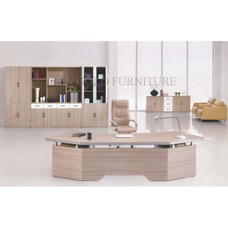 Melamine Wooden Furniture with Filing Cabinet Office Desk (SZ-OC362)