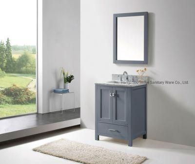 New Design Solid Wood Single Bathroom Vanity