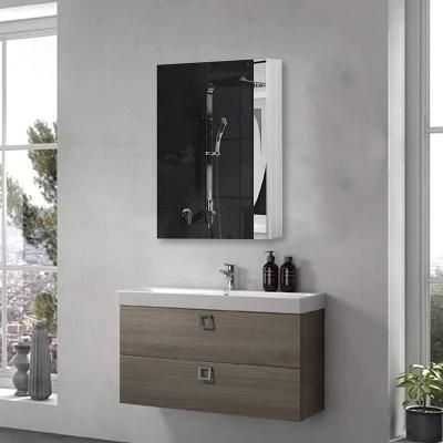 Water-Proof Aluminum Wall-Mounted Bathroom Storage Cabinet with Mirror