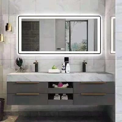 Double Basin Solid Wood Bathroom Vanity