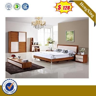 Wholesale Adult Double Queen Bed MDF Wooden Bedroom Furniture UL-CH002