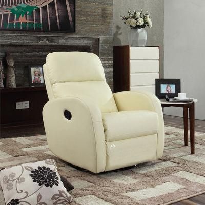 Cream Leather Single Leather Chesterfield Sofa Leisure Living Room Furniture