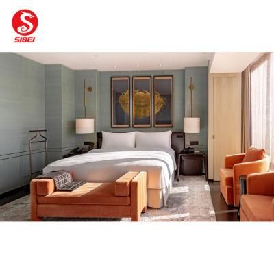 Chinese Wooden Customized Export Luxury 5 Star Modern Hotel Bedroom Furniture