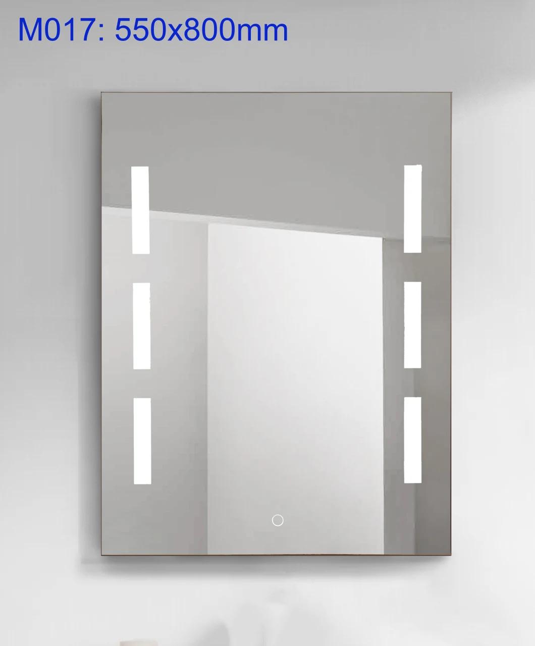 Saudi Arabian Markets Wall Mounted Touch Switch Bathroom Smart LED Mirror (M014)