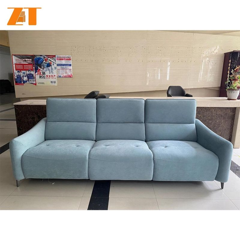 Small Apartment Living Room Bedroom Couch Design 3 Seater Fabric Sofas