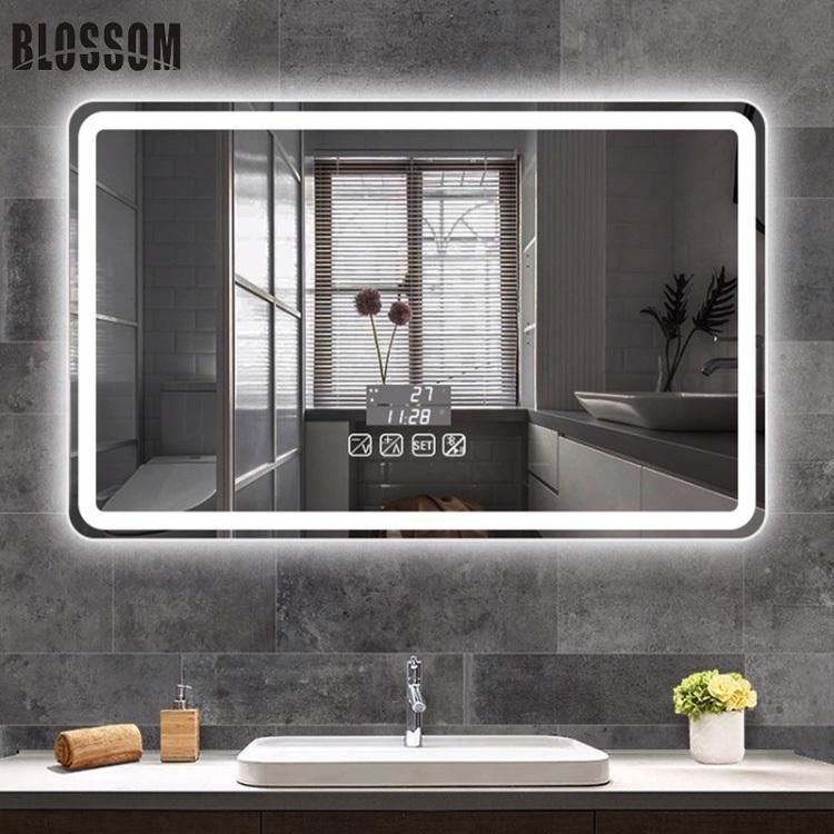 Bath Modern Wall Mounted Illuminated Mirrors with LED Mirror Light