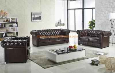 Modern European Style Home Furniture 1+2+3seater Top Grain Leather Solid Wood Hard Frame Living Room Sofa