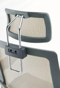 Senior Low Price Executive Healthy Metal Chair with Armrest