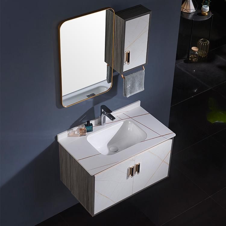 Modern Bathroom Soild Wood Vanity Combo Cabinets