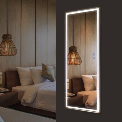 Full Length Hotel Smart LED Bathroom Mirror for Dressing and Makeup