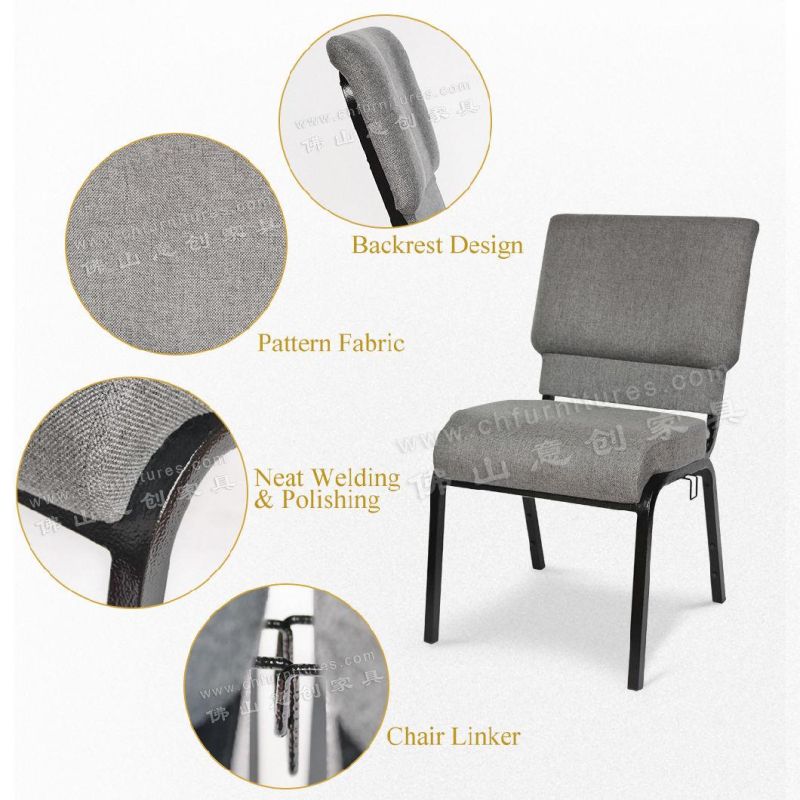 Yc-G05 Hot Sale Wholesale Cheap Modern Stackable Theater Church Chair Used for Sale