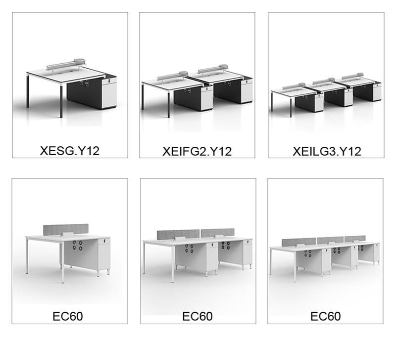 High Quality New Design Two Seat Office Workstation Modern Office Desk