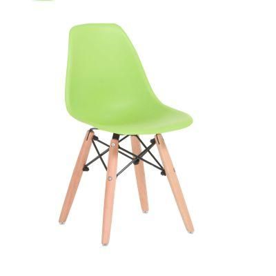 Nordic Design Modern Wooden Legs Wholesale Plastic Dining Chair