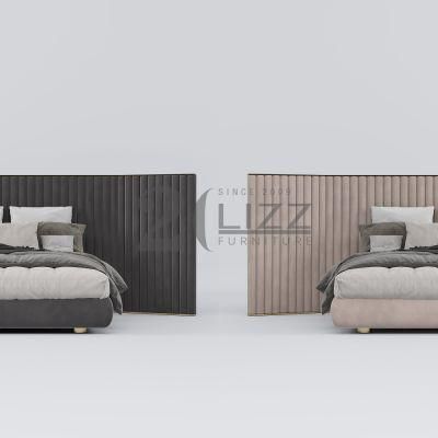 Unique Contemporary Wholesale Luxury Unfold Home Furniture Nordic Bedroom Fabric Rectangle Bed