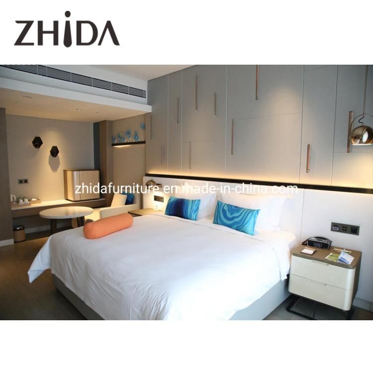 Double Bedroom Furniture Soft Hotel Villa Apartment Furniture Set