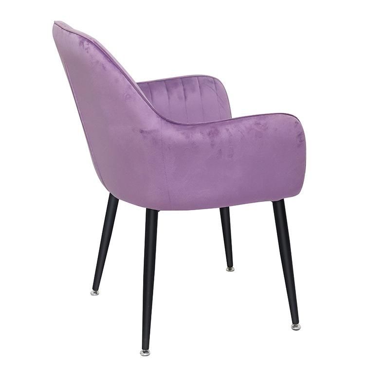 Modern Hotel Plastic Indoor Outdoor Metal Velvet Party Dining Furniture Chair