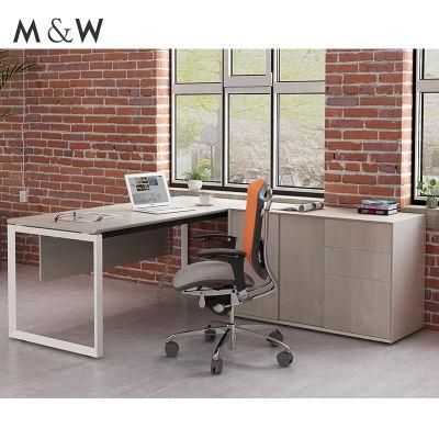 Modern Promotion Set Table Furniture L Shape Complete Executive Office Desk