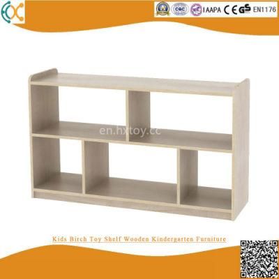 Kids Birch Toy Shelf Wooden Kindergarten Furniture