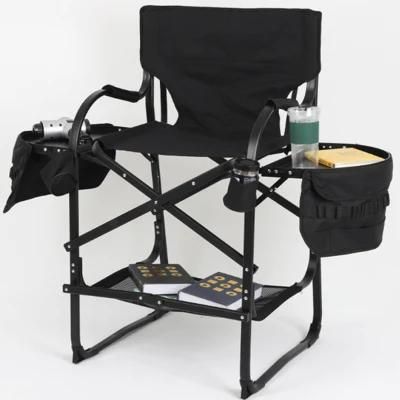 Portable Makeup Chair with Side Trays Professional Director Chair