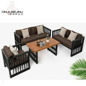 Leisure Metal Frame Sofa Furniture for Coffee Shop