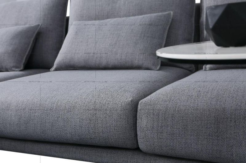 Top Selling Hot Sale Modern Living Room Furniture Modern Sofa Upholstered Fabric Sofa Sectional Sofa in Small Size