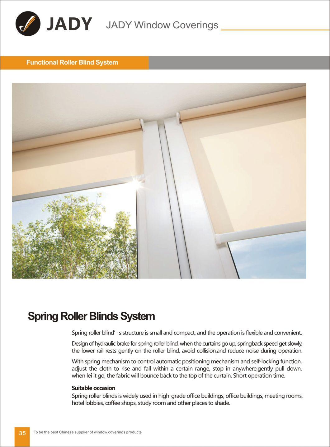 Hand Push Spring Roller Blinds Components for Window Blinds