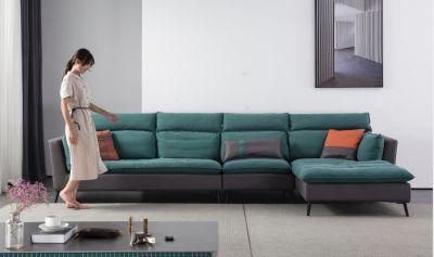Green Italian Leather Sofa Living Room Nordic Modern Light Luxury Simple Combination Sofa